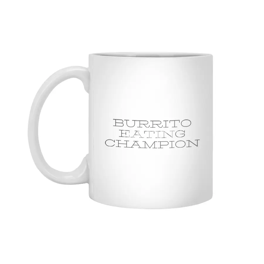 Burrito Champ Beyaz Kupa