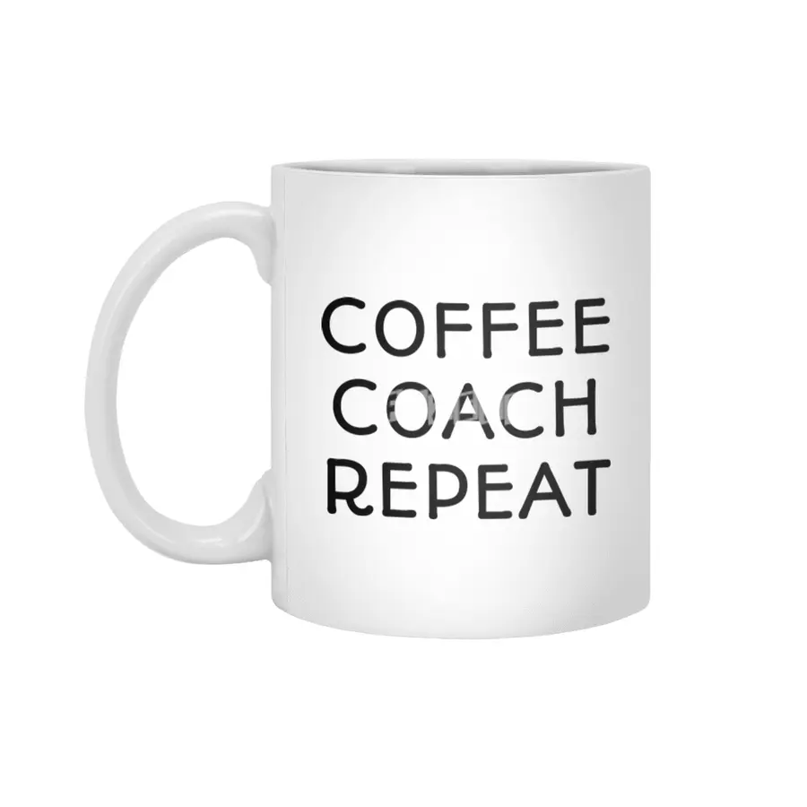 Coffee Coach Repeat Beyaz Kupa