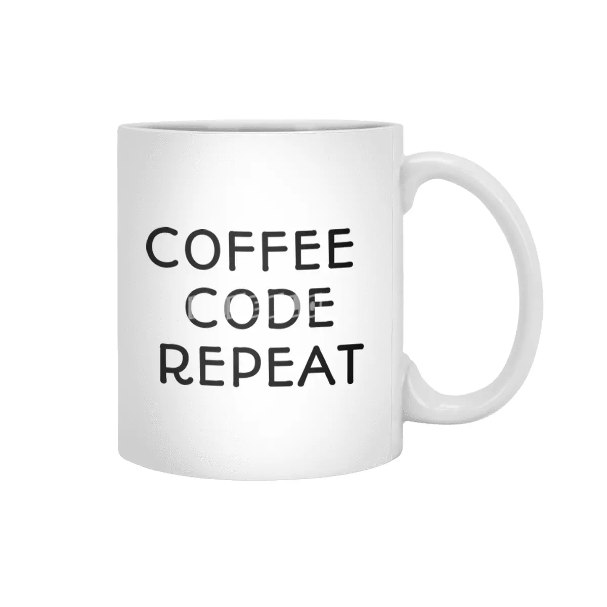 Coffee Code Repeat Beyaz Kupa