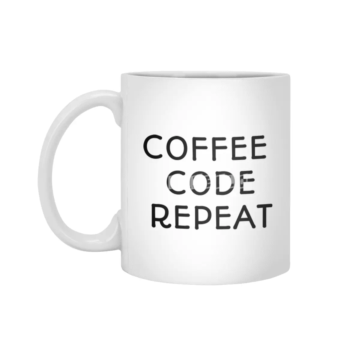 Coffee Code Repeat Beyaz Kupa