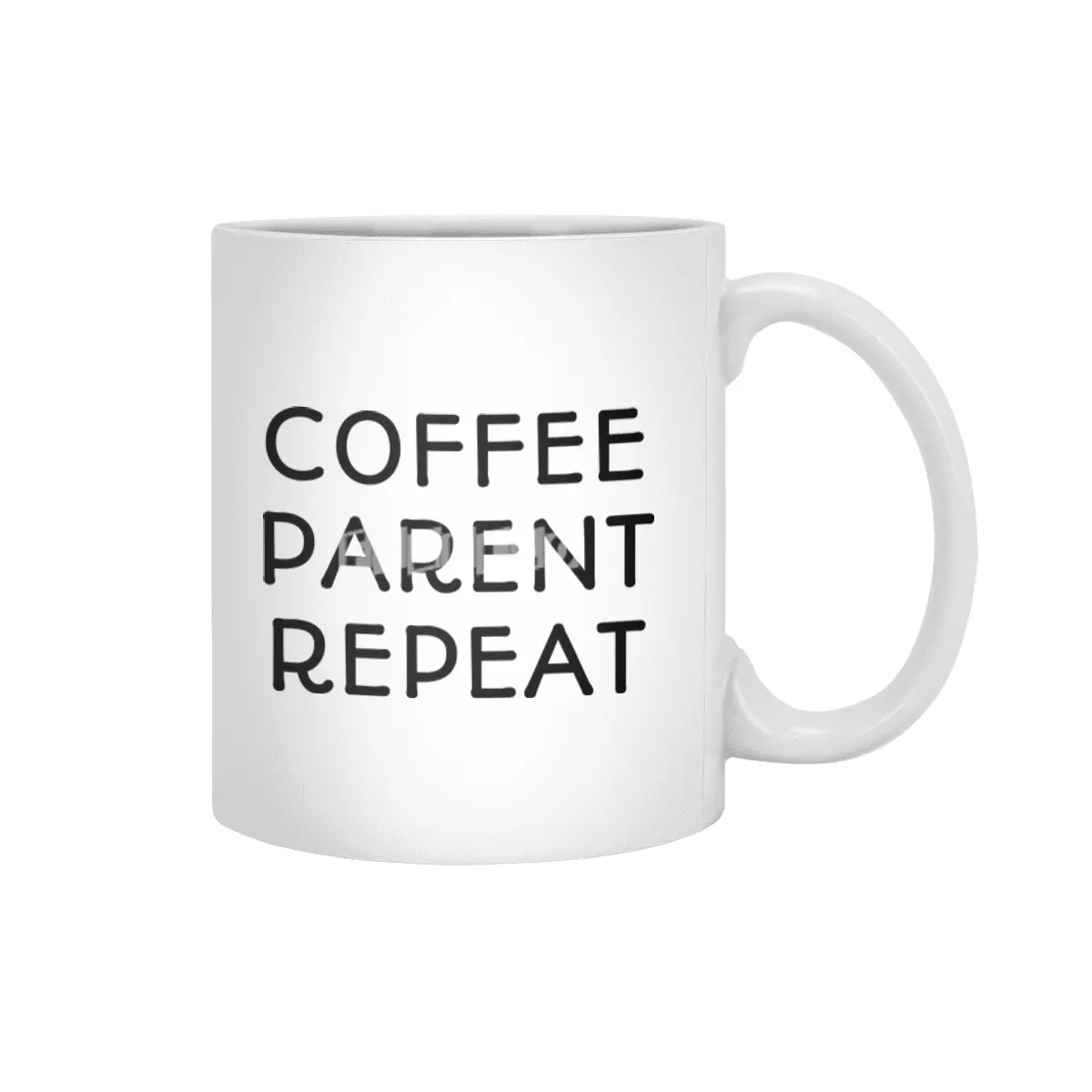 Coffee Parent Repeat Beyaz Kupa