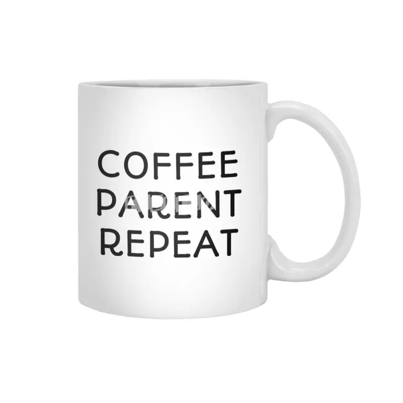 Coffee Parent Repeat Beyaz Kupa