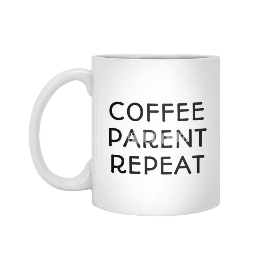 Coffee Parent Repeat Beyaz Kupa
