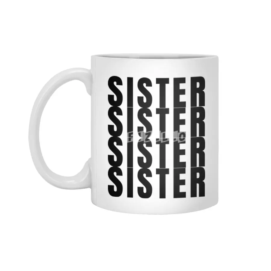 Sister 4x Beyaz Kupa