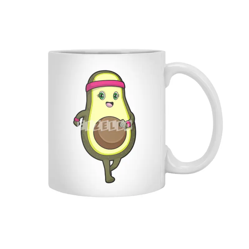 Avocado at Jogging with Headband Beyaz Kupa