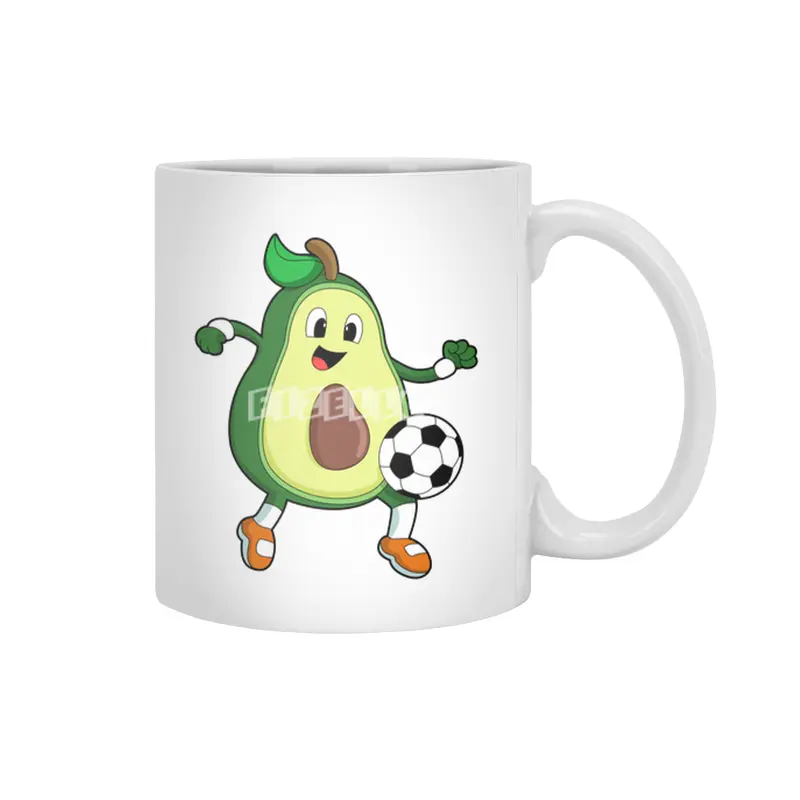 Avocado at Soccer Sports Beyaz Kupa