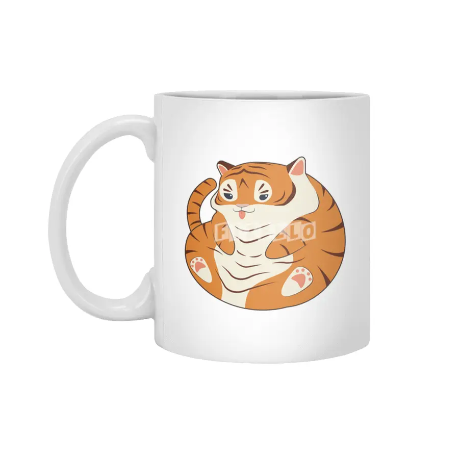 Baby Tiger funny Beyaz Kupa