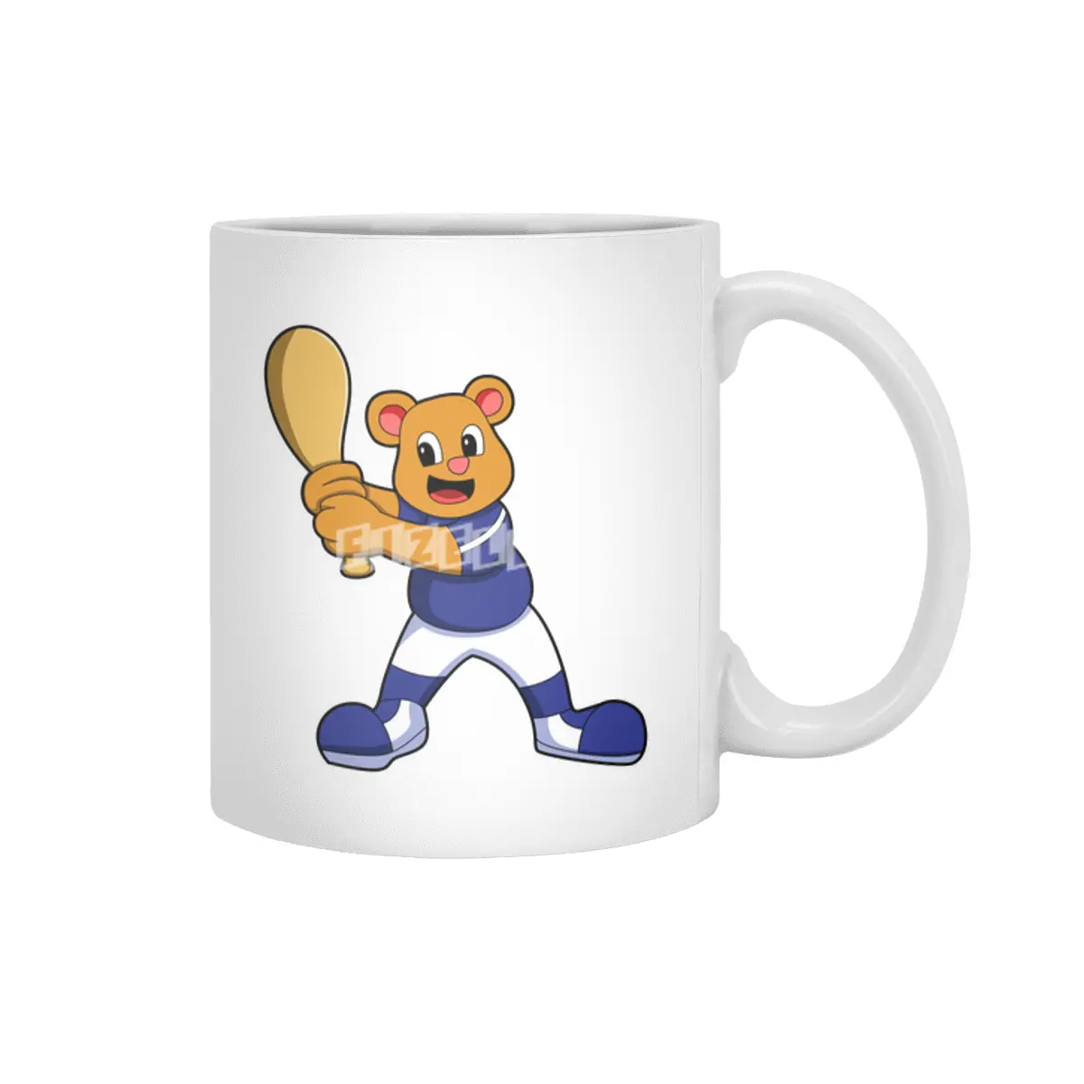 Bear as Batter at Baseball Beyaz Kupa