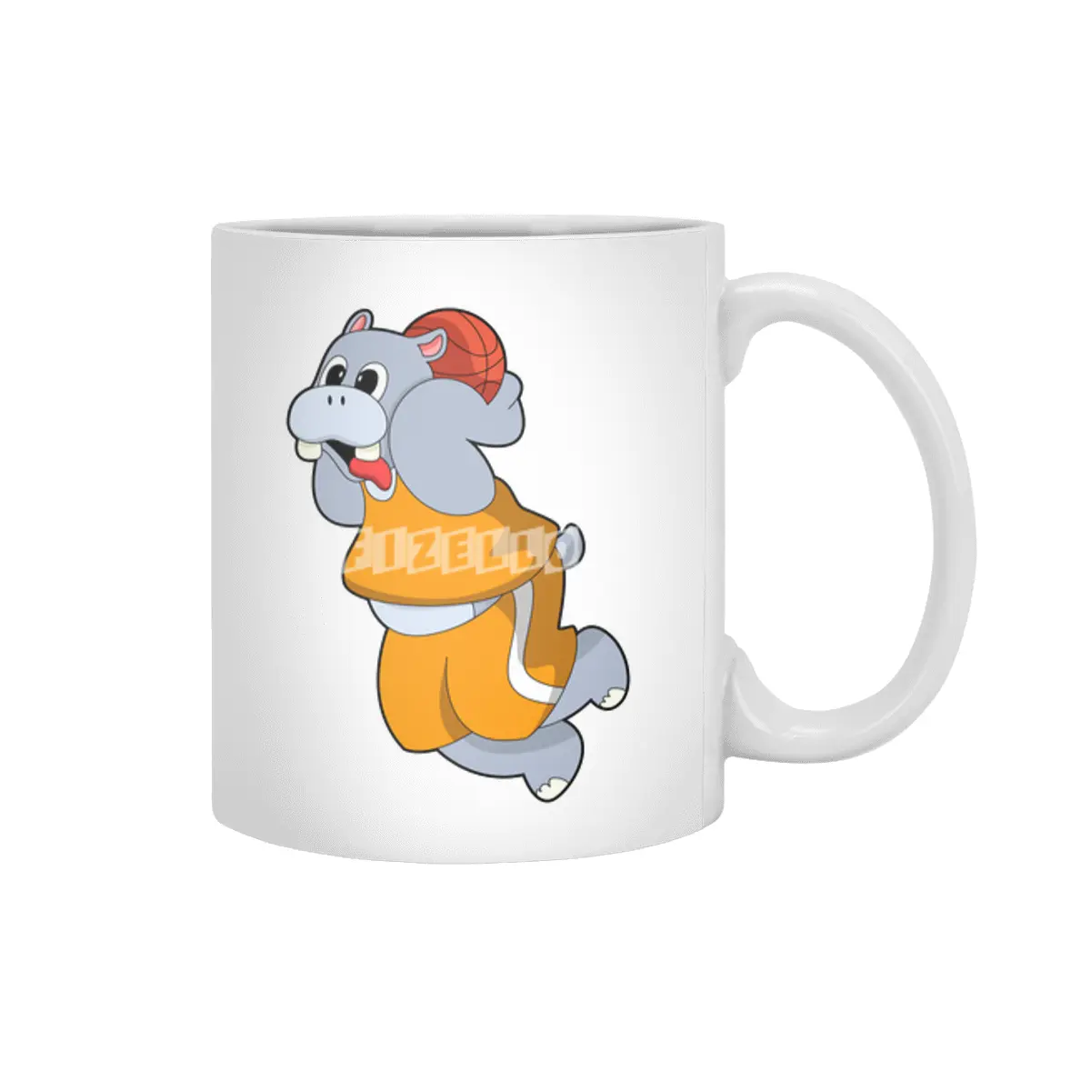 Hippo at Basketball Sports Beyaz Kupa