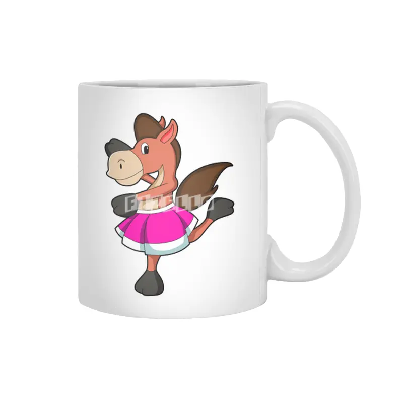 Horse Ballet Dance Beyaz Kupa