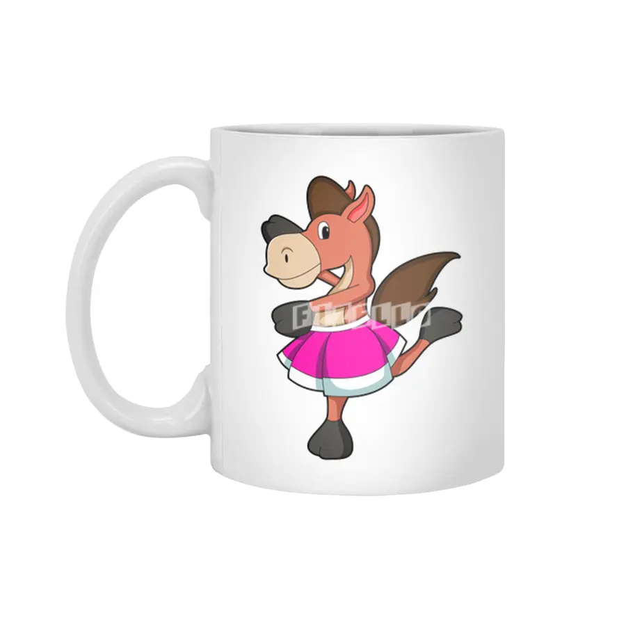 Horse Ballet Dance Beyaz Kupa