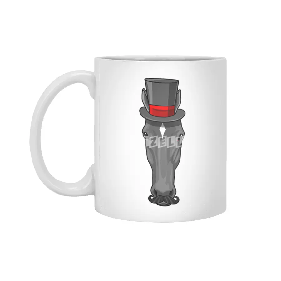 Horse with Cylinder Beyaz Kupa