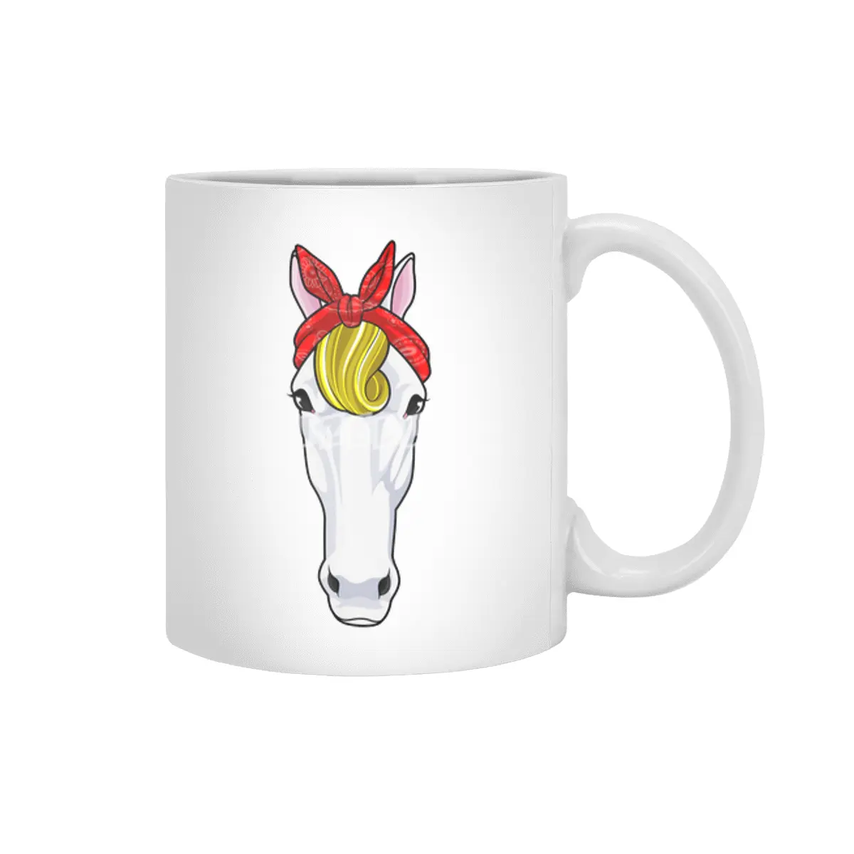 Horse with Ribbon Beyaz Kupa