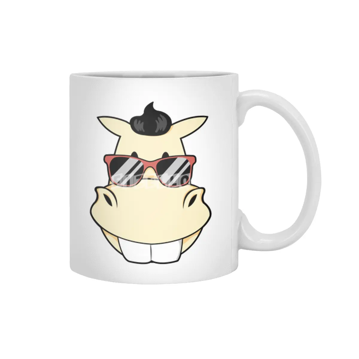 Horse with Sunglasses Beyaz Kupa