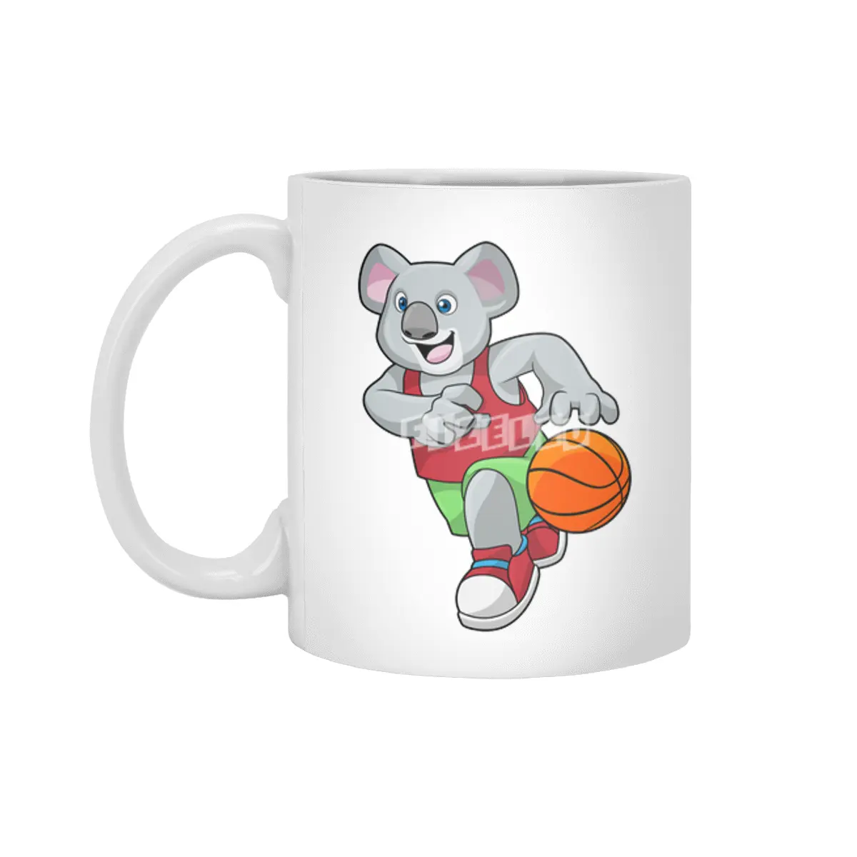 Koala at Basketball Sports Beyaz Kupa