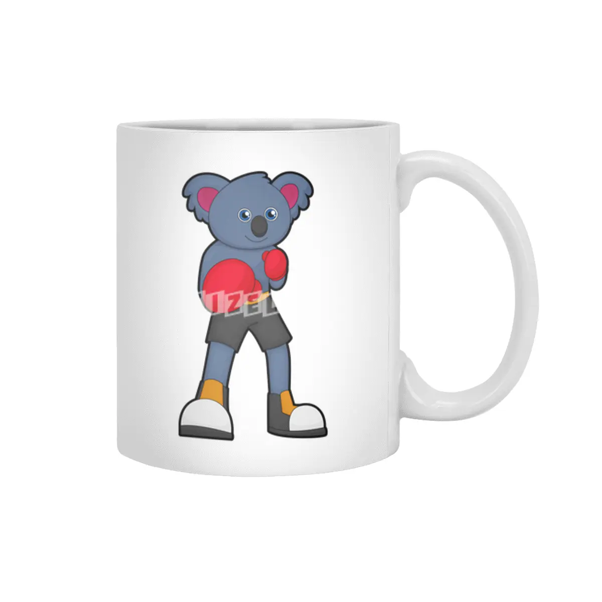 Koala at Boxing with Boxing gloves Beyaz Kupa