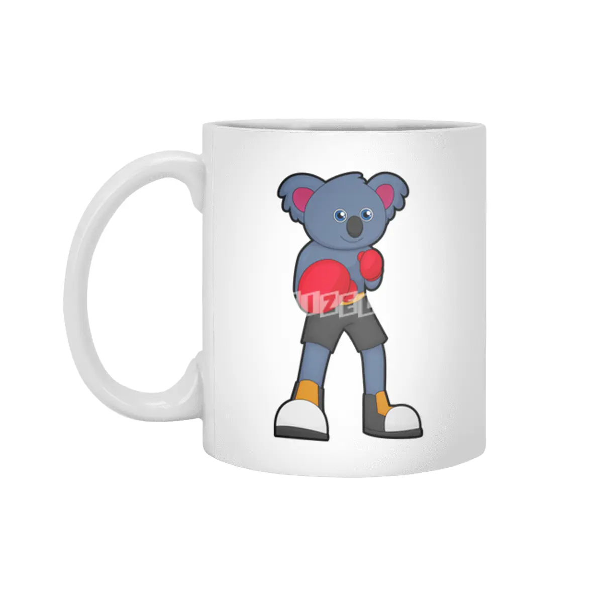 Koala at Boxing with Boxing gloves Beyaz Kupa