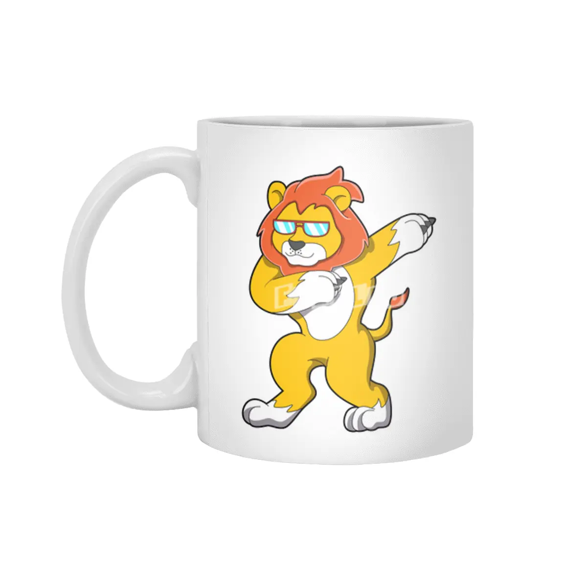 Lion at Hip Hop Dance Beyaz Kupa