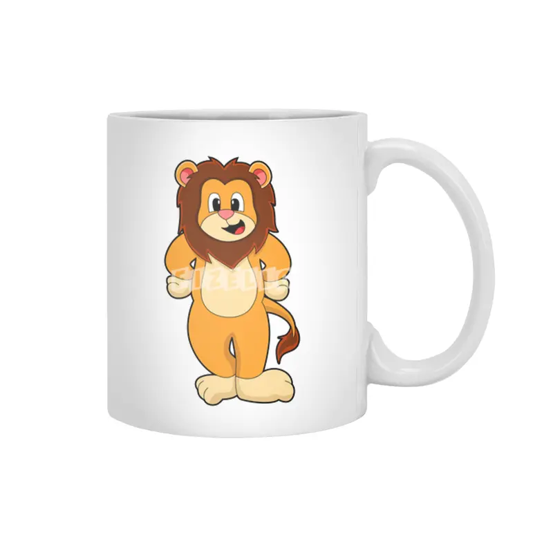 Lion standing Beyaz Kupa