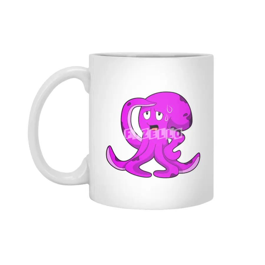 Octopus as Athlete at Sweating Beyaz Kupa