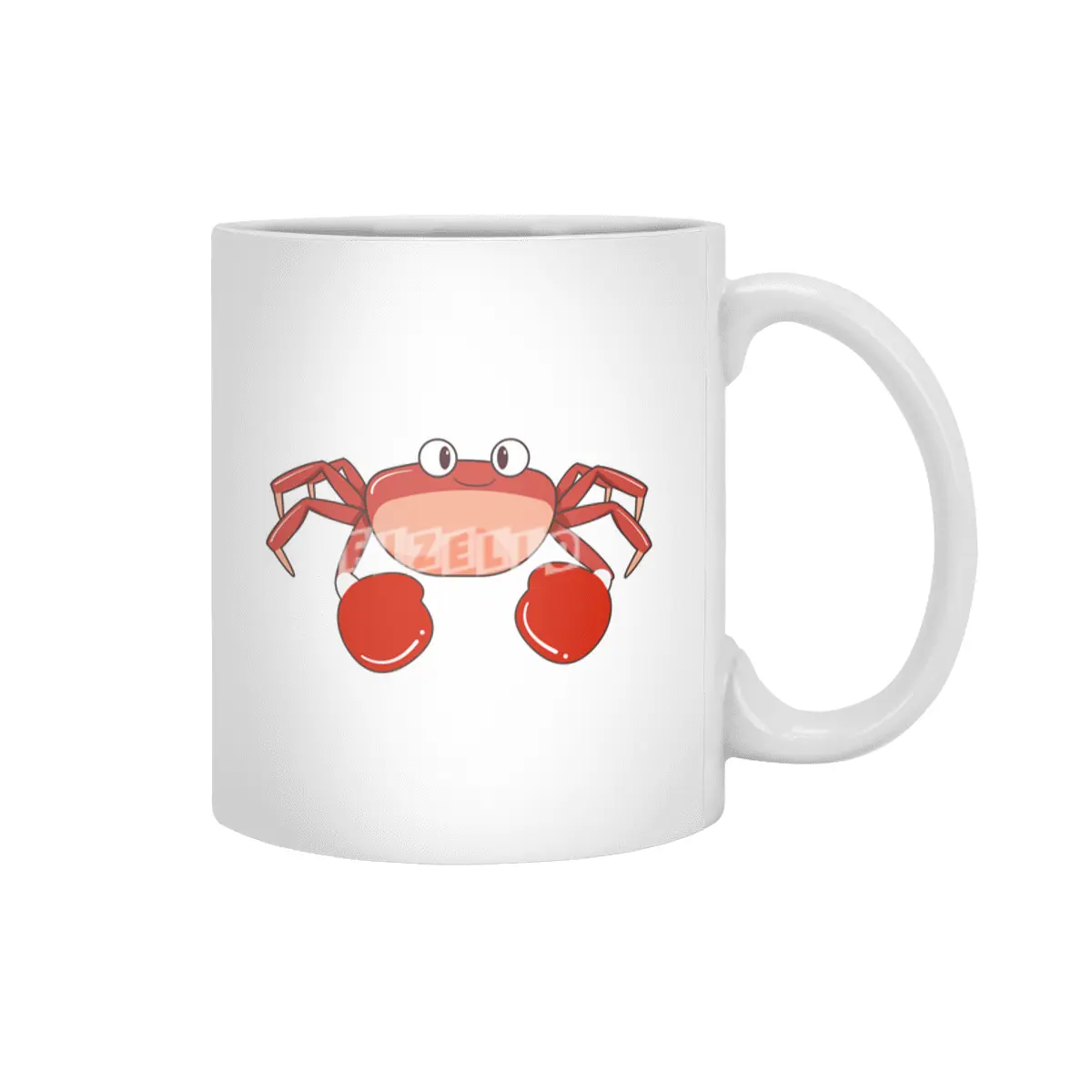 Octopus as Boxer with Boxing gloves Beyaz Kupa