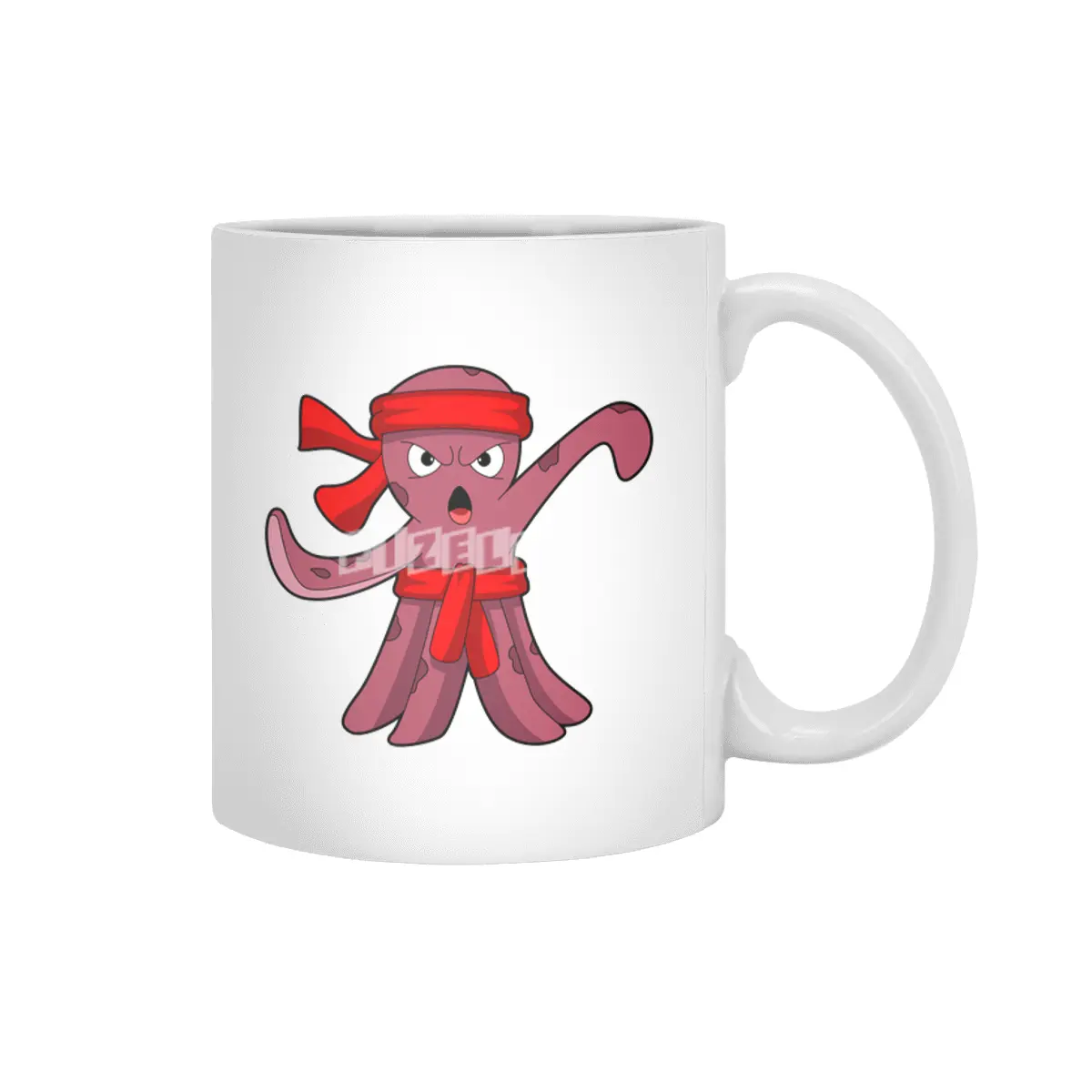 Octopus at Martial arts Karate Beyaz Kupa