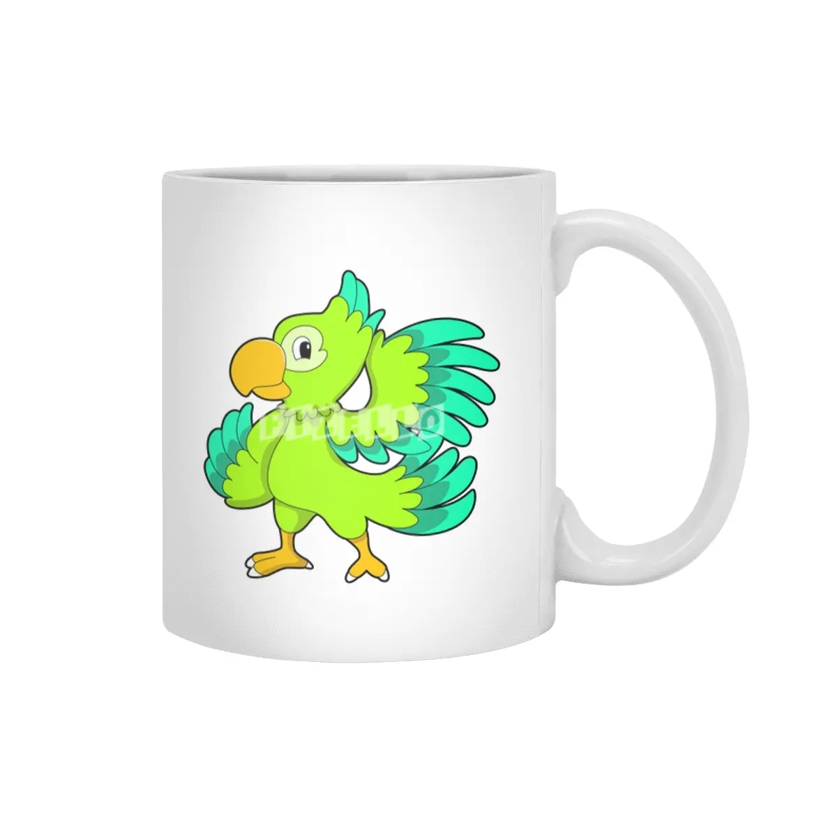 Parrot green Beyaz Kupa