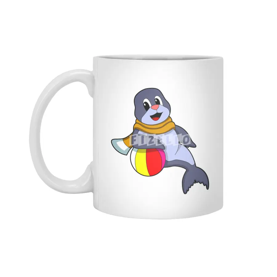 Seal with Water polo Beyaz Kupa
