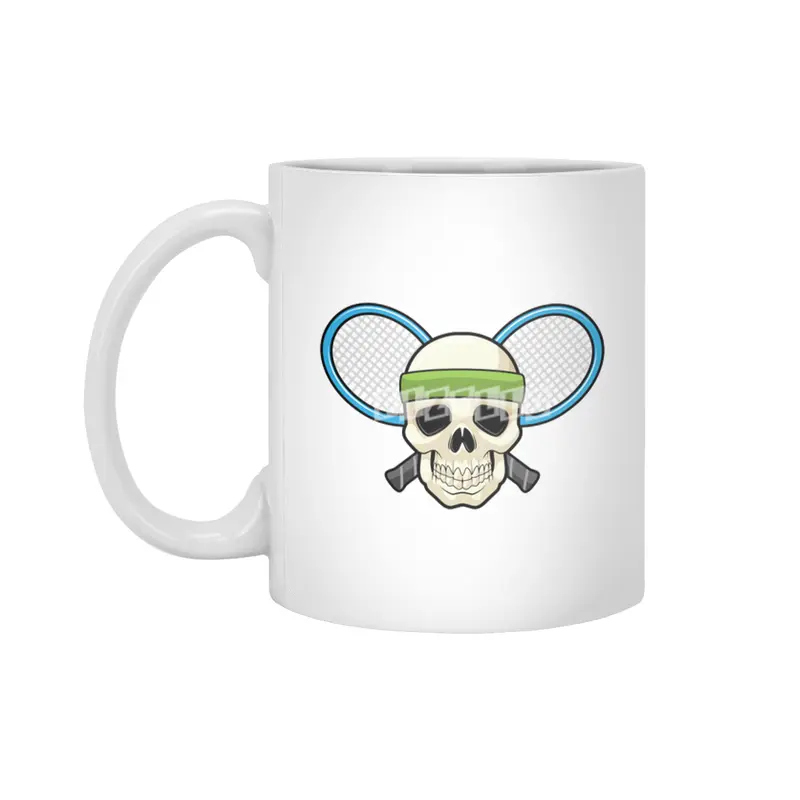 Skull Tennis Tennis racket Beyaz Kupa