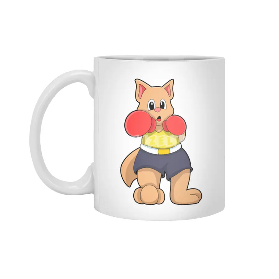 Cat as Boxer at Boxing Beyaz Kupa