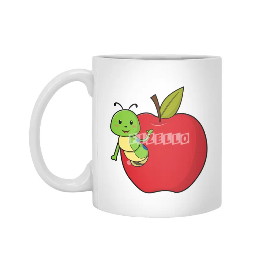 Caterpillar from Apple Beyaz Kupa
