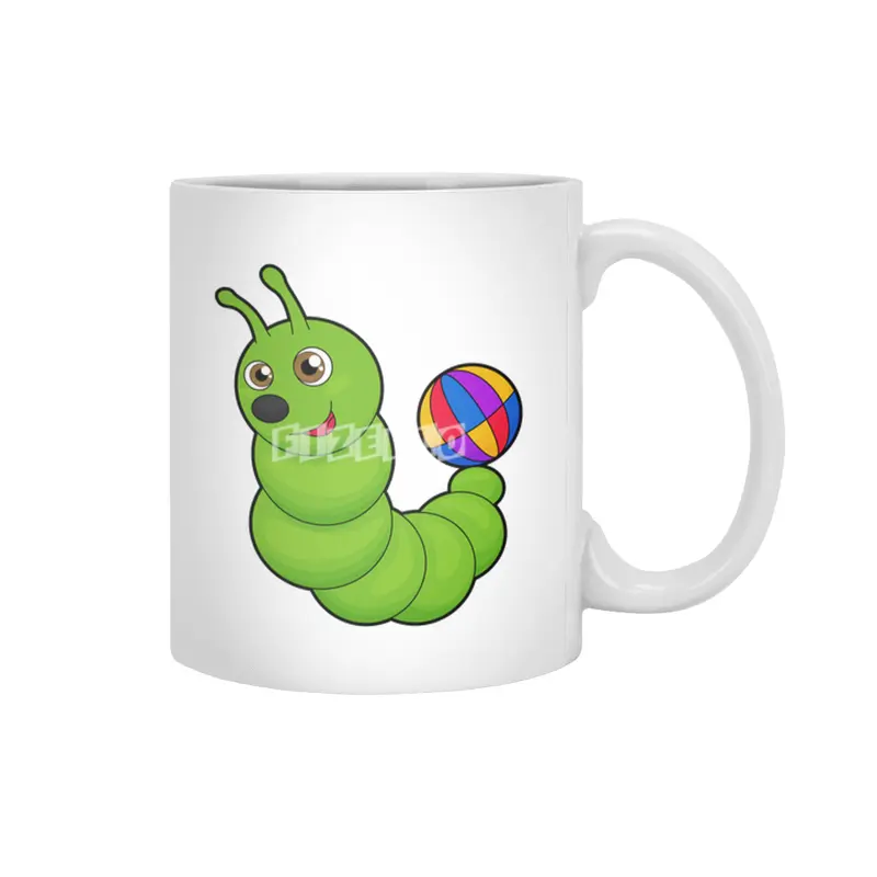 Caterpillar with Water polo Beyaz Kupa