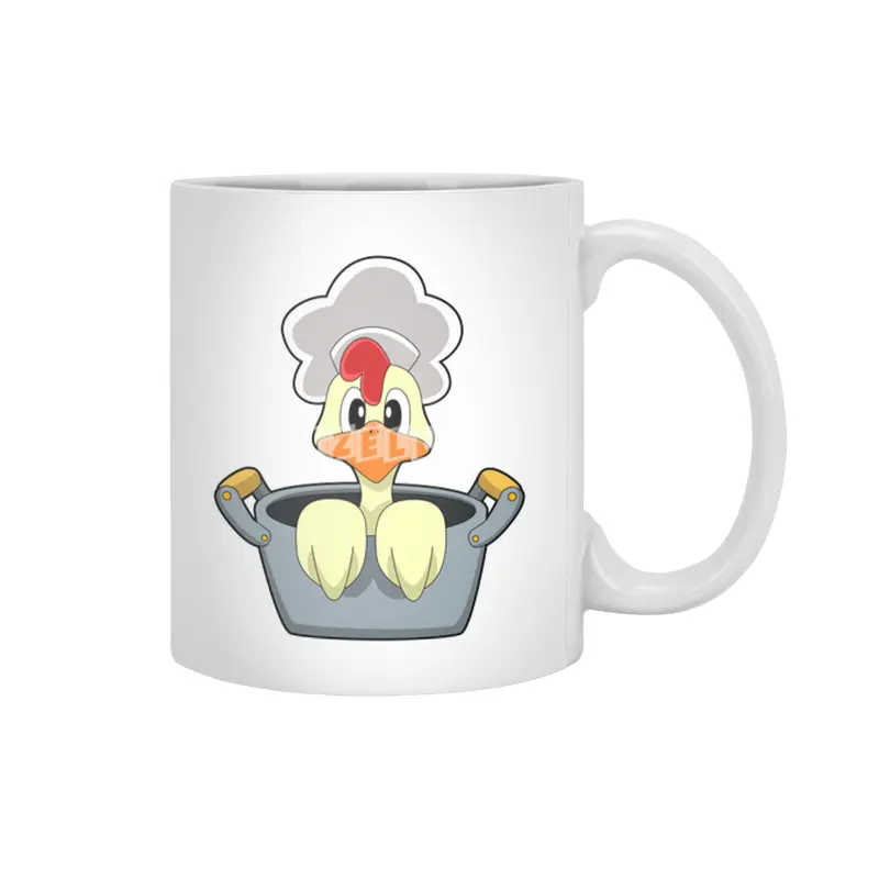 Chicken with Cooking pot Beyaz Kupa
