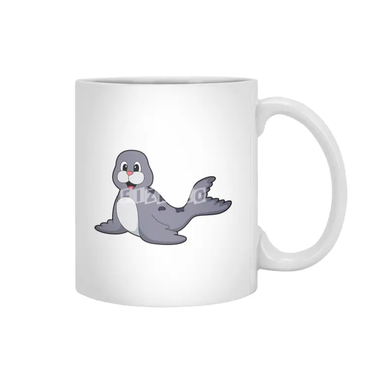 Cute Seal Beyaz Kupa