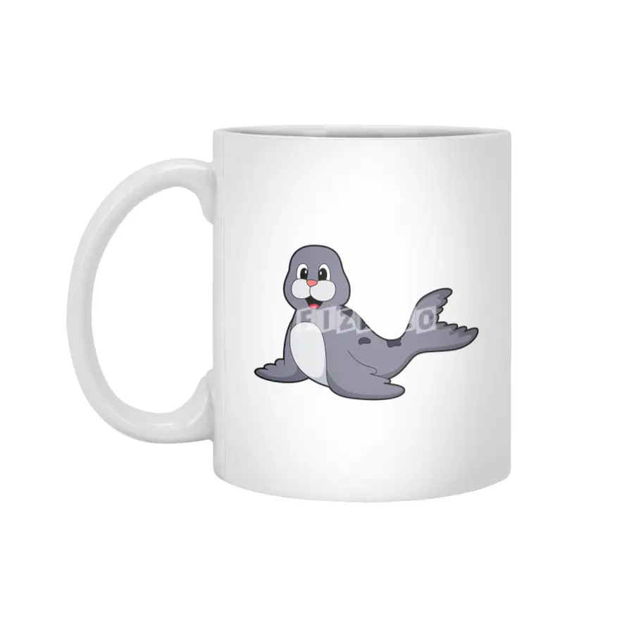 Cute Seal Beyaz Kupa