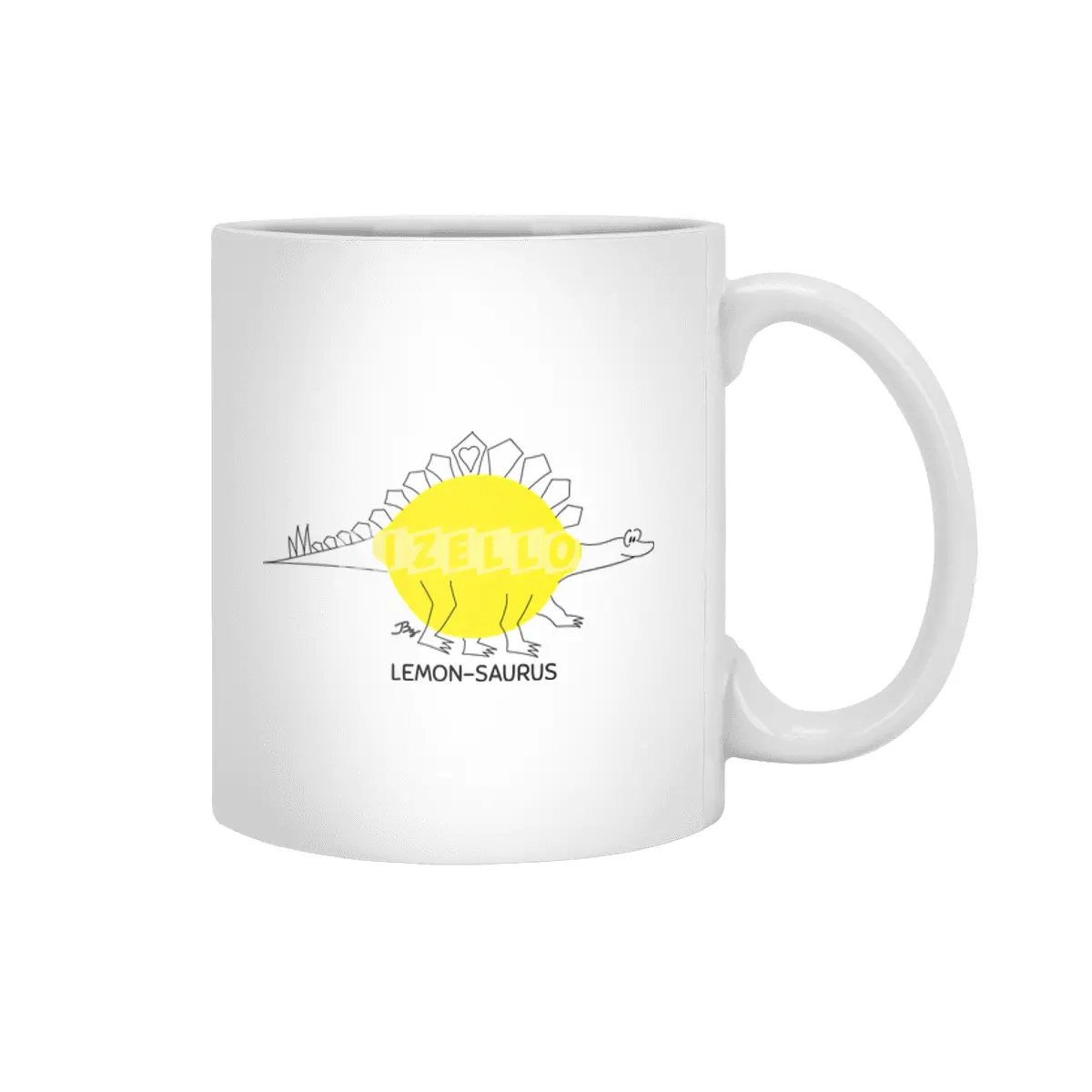 Lemon-saurus Beyaz Kupa
