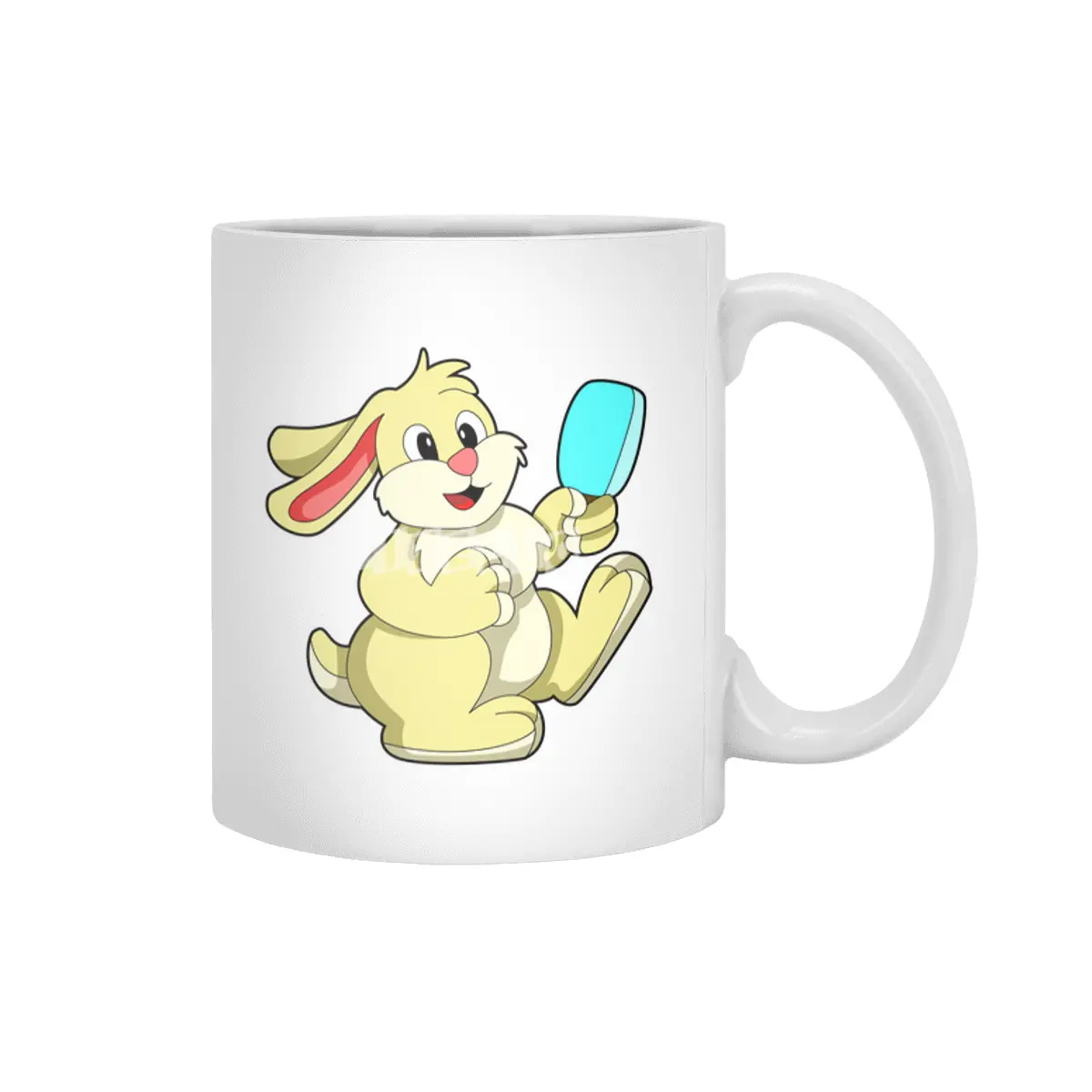 Rabbit with Popsicle Beyaz Kupa