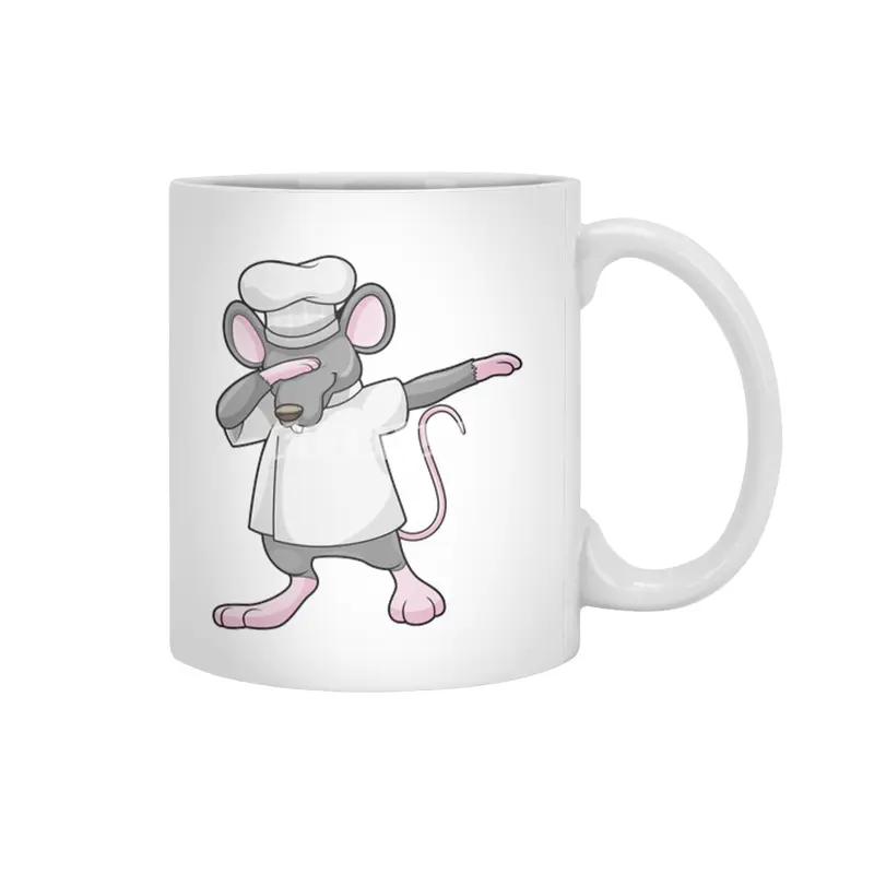 Rat as Cook at Hip Hop Dance Dab Beyaz Kupa