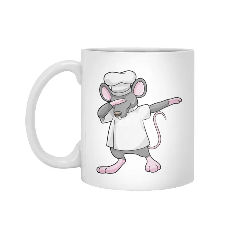 Rat as Cook at Hip Hop Dance Dab Beyaz Kupa