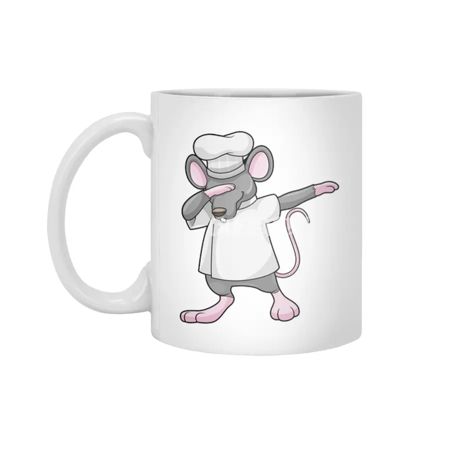 Rat as Cook at Hip Hop Dance Dab Beyaz Kupa