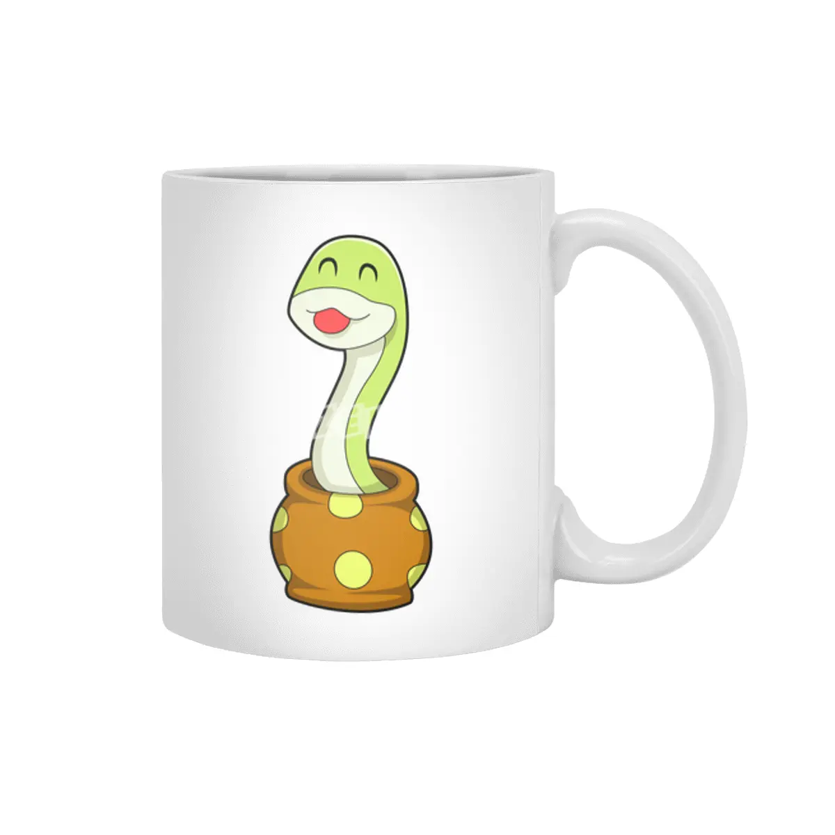 Snake in Jar Beyaz Kupa