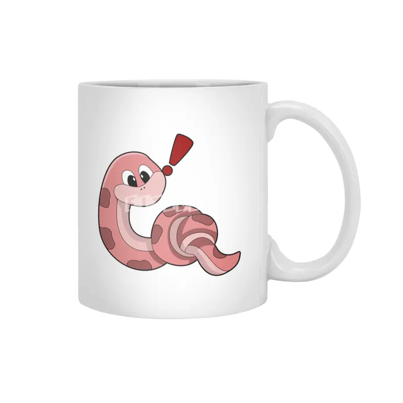 Snake with red Stains Beyaz Kupa