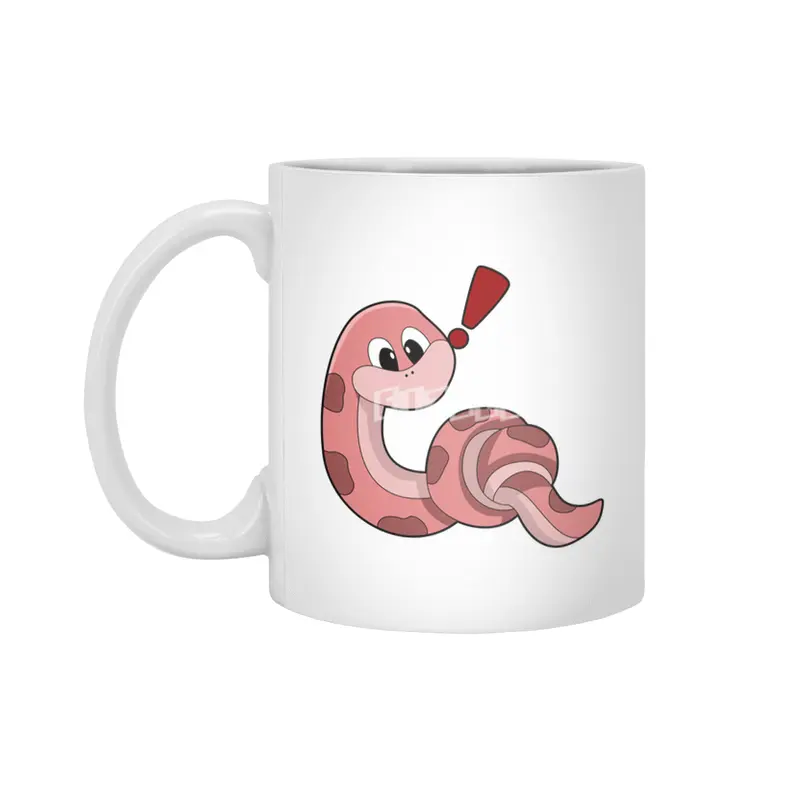 Snake with red Stains Beyaz Kupa