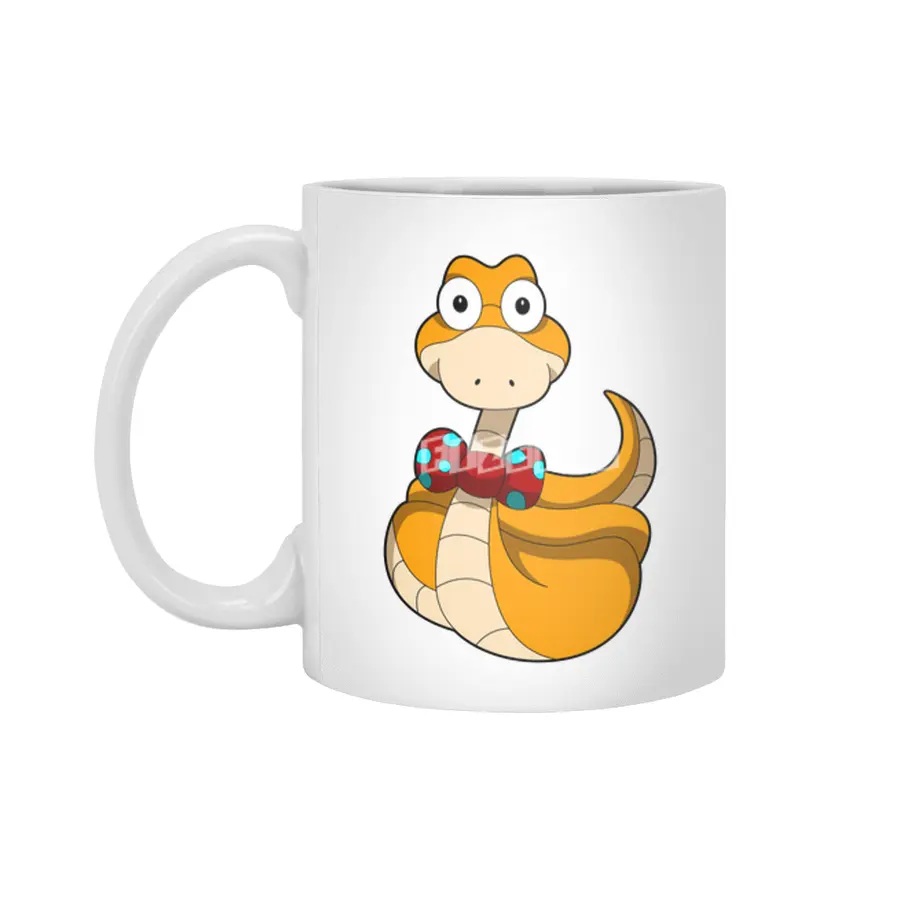 Snake with Tie Beyaz Kupa