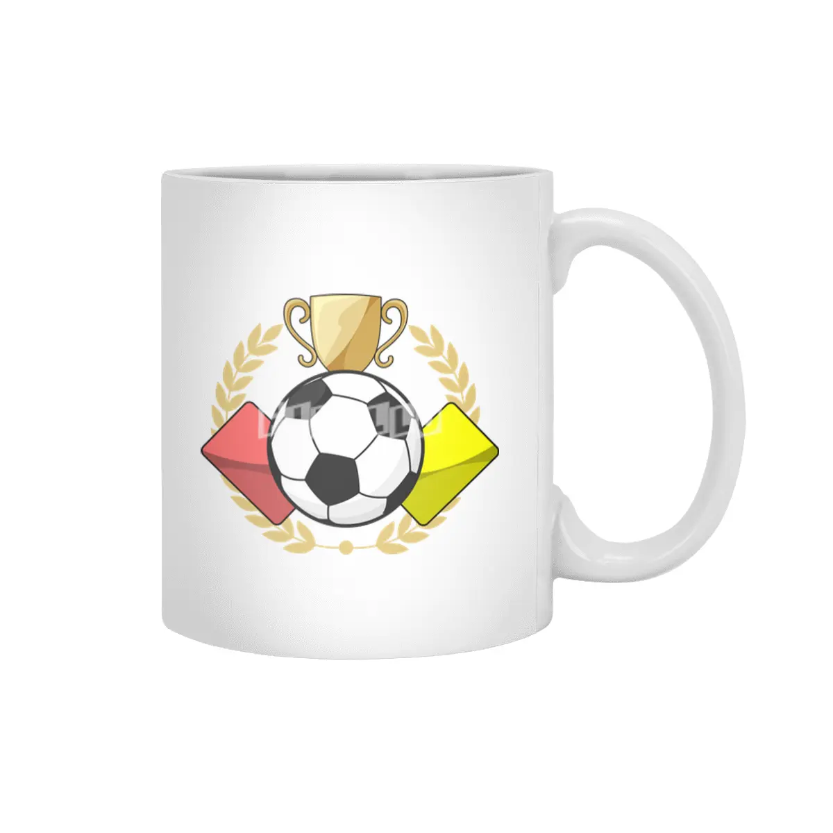 Soccer red & yellow card Trophy Beyaz Kupa