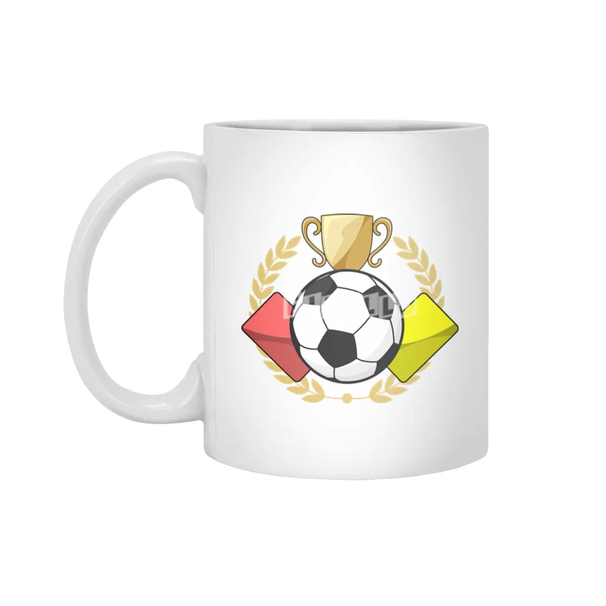 Soccer red & yellow card Trophy Beyaz Kupa
