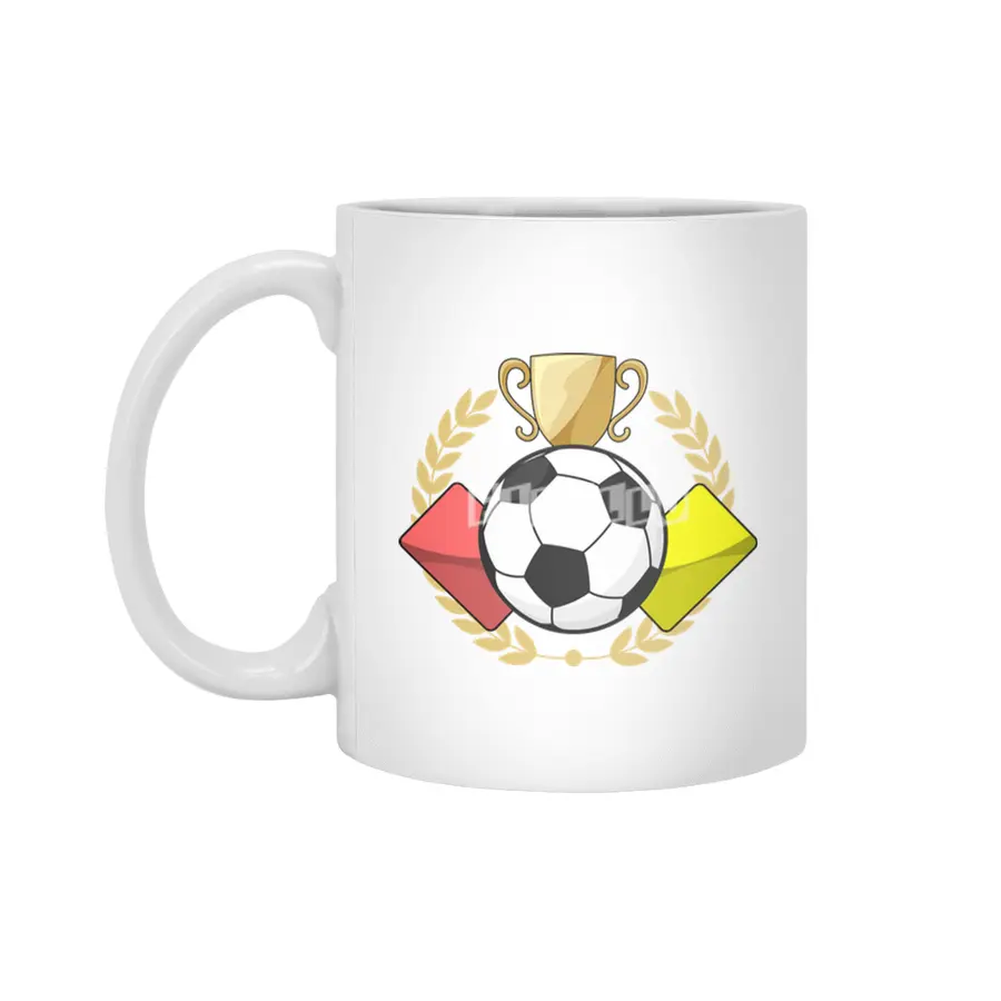 Soccer red & yellow card Trophy Beyaz Kupa