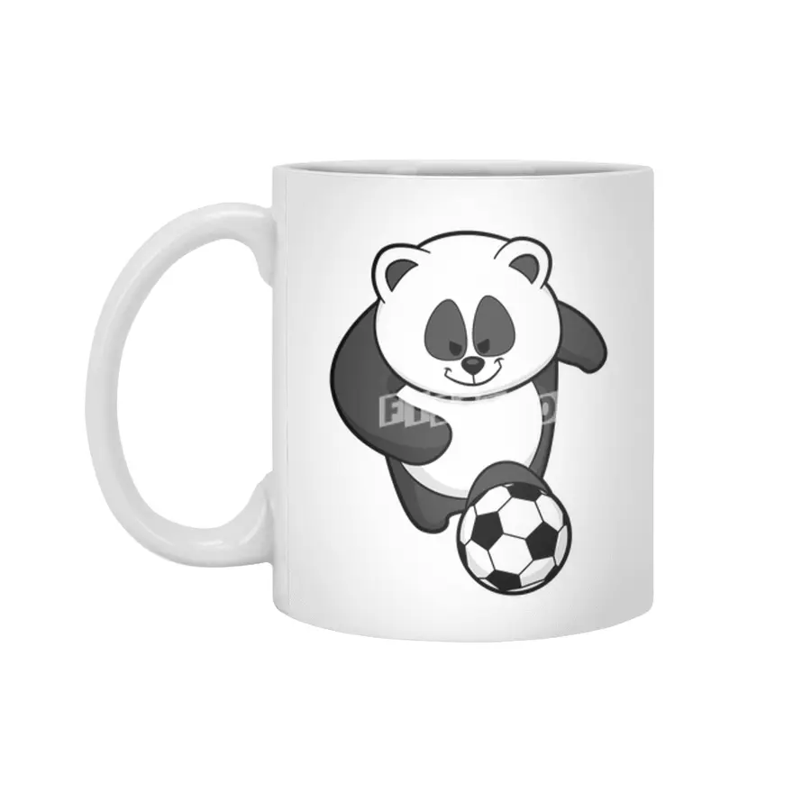 Panda as Soccer player at Soccer Beyaz Kupa