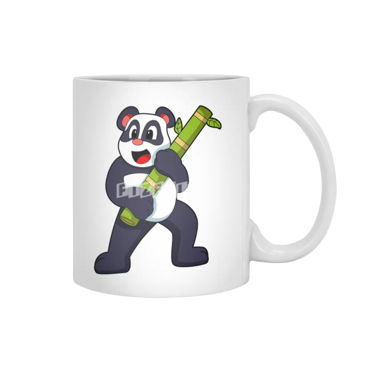 Panda with Bamboo Beyaz Kupa