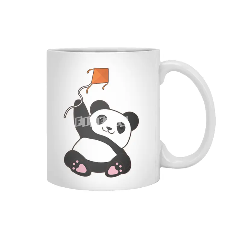Panda with Kite Beyaz Kupa